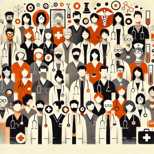 Group of healthcare professionals